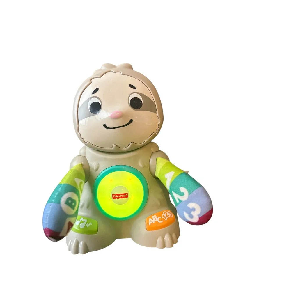 Fisher-Price Linkimals Smooth Moves Sloth Interactive Learning Toy Tested Works